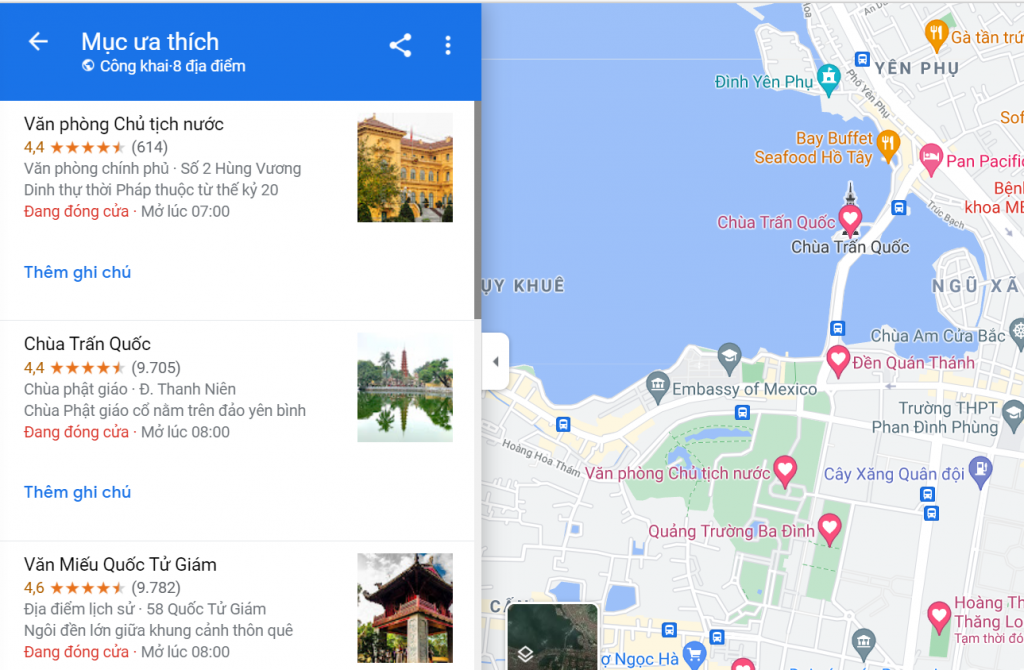 Viết bài review google map