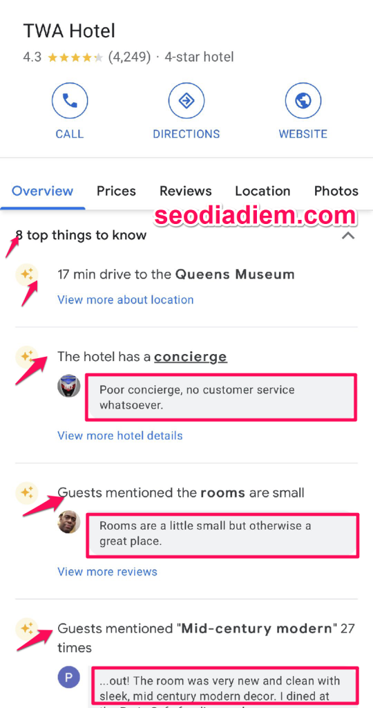 review khách sạn