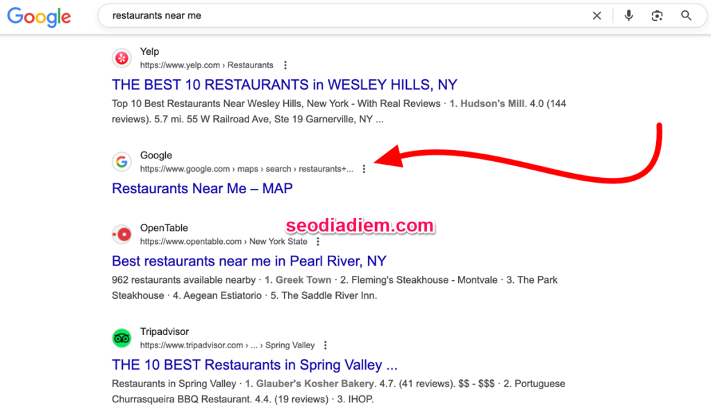 nhà hàng gần tôi