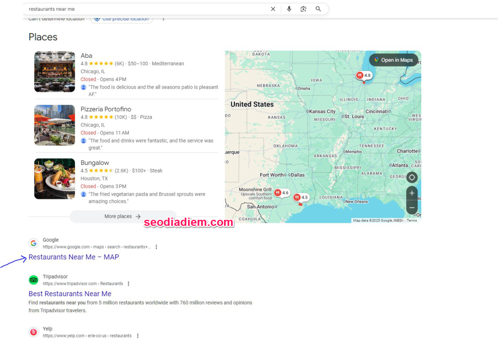 nhà hàng gần tôi